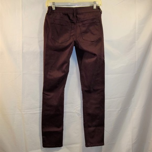 Maurices Womens Jeggings Jeans Size XS-R Straight Leg Casual Streetwear Purple - Picture 2 of 5